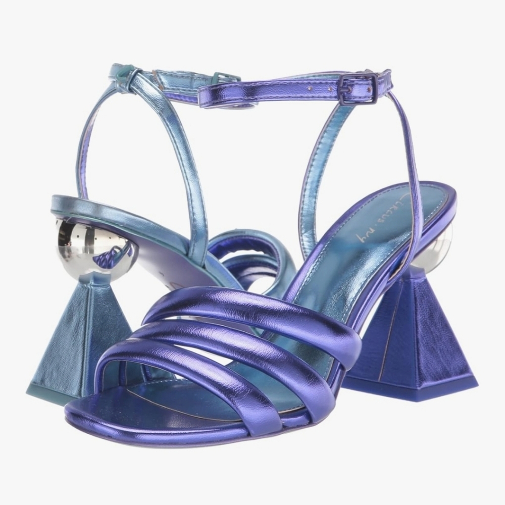 Sam Edelman Circus Bobbie Heels In Grape/Blue